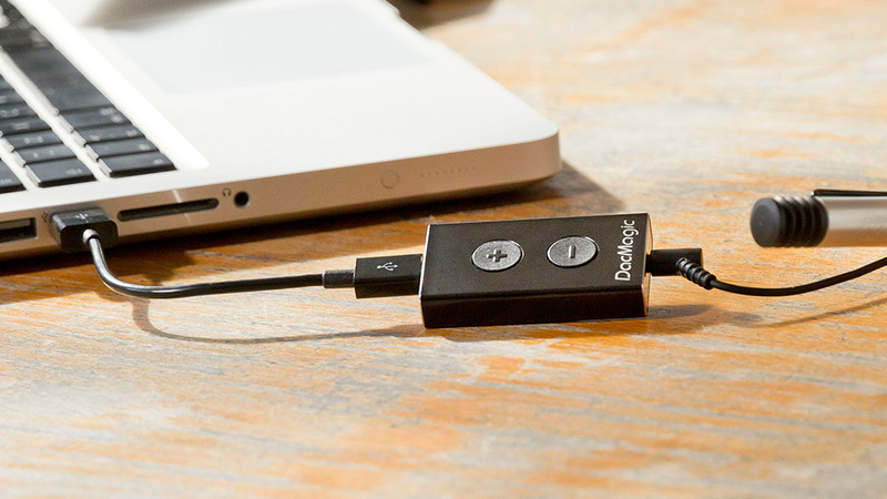 Illustration for article titled A Tiny Matchbook-Sized USB DAC Will Make Your Headphones Sound Sublime